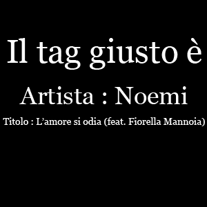 Noemi feat. Fiorella Mannoia