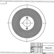 Чертеж матрица для гранулятора