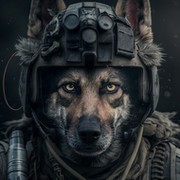 Soldier Wolf on My World.